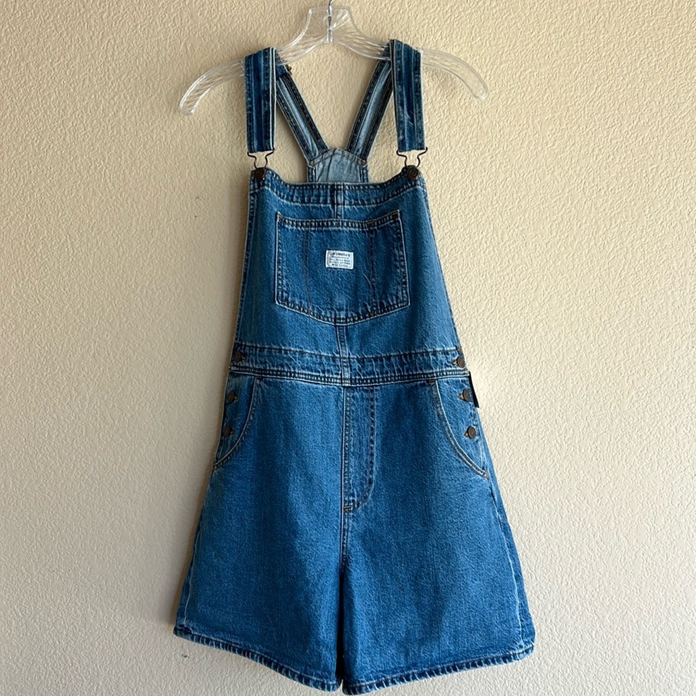 Denim shortalls! Never worn! I bought from Fee people! perfect condition!